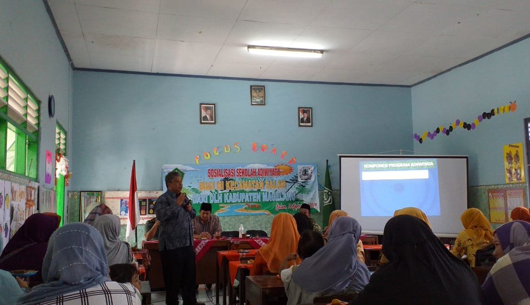 Sosialisasi Sekolah Adiwiyata oleh DLH Kab. Magelang